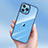 Silicone Transparent Mirror Frame Case Cover M04 for Apple iPhone 15 Pro