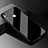 Silicone Transparent Mirror Frame Case Cover M04 for Huawei Honor 8X Black