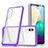 Silicone Transparent Mirror Frame Case Cover MQ1 for Samsung Galaxy A02