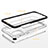 Silicone Transparent Mirror Frame Case Cover MQ1 for Samsung Galaxy A03 Core