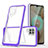 Silicone Transparent Mirror Frame Case Cover MQ1 for Samsung Galaxy A12 5G