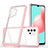 Silicone Transparent Mirror Frame Case Cover MQ1 for Samsung Galaxy A32 4G