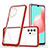 Silicone Transparent Mirror Frame Case Cover MQ1 for Samsung Galaxy A32 4G