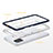 Silicone Transparent Mirror Frame Case Cover MQ1 for Samsung Galaxy A71 4G A715