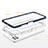 Silicone Transparent Mirror Frame Case Cover MQ1 for Samsung Galaxy F42 5G