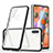 Silicone Transparent Mirror Frame Case Cover MQ1 for Samsung Galaxy M11