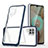 Silicone Transparent Mirror Frame Case Cover MQ1 for Samsung Galaxy M12