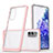 Silicone Transparent Mirror Frame Case Cover MQ1 for Samsung Galaxy S20 FE 4G