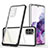 Silicone Transparent Mirror Frame Case Cover MQ1 for Samsung Galaxy S20 Plus