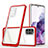 Silicone Transparent Mirror Frame Case Cover MQ1 for Samsung Galaxy S20 Plus