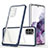 Silicone Transparent Mirror Frame Case Cover MQ1 for Samsung Galaxy S20 Plus