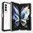 Silicone Transparent Mirror Frame Case Cover MQ1 for Samsung Galaxy Z Fold3 5G