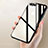 Silicone Transparent Mirror Frame Case for Apple iPhone 7 Plus Clear