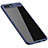 Silicone Transparent Mirror Frame Case for Huawei Honor V10 Blue