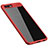 Silicone Transparent Mirror Frame Case for Huawei Honor V10 Red