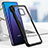 Silicone Transparent Mirror Frame Case for Huawei Mate 20 Pro Black