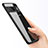 Silicone Transparent Mirror Frame Case for Samsung Galaxy S8 Black