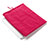 Sleeve Velvet Bag Case Pocket for Huawei Honor WaterPlay 10.1 HDN-W09 Hot Pink