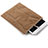 Sleeve Velvet Bag Case Pocket for Huawei MediaPad T5 10.1 AGS2-W09 Brown
