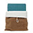 Sleeve Velvet Bag Case Pocket for Samsung Galaxy Tab 2 10.1 P5100 P5110 Brown