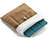 Sleeve Velvet Bag Case Pocket for Samsung Galaxy Tab 2 10.1 P5100 P5110 Brown