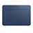 Sleeve Velvet Bag Leather Case Pocket L01 for Apple MacBook Air 11 inch Blue