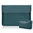 Sleeve Velvet Bag Leather Case Pocket L01 for Samsung Galaxy Book Flex 15.6 NP950QCG Green