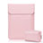 Sleeve Velvet Bag Leather Case Pocket L02 for Samsung Galaxy Book Flex 13.3 NP930QCG Pink