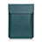 Sleeve Velvet Bag Leather Case Pocket L03 for Huawei Matebook D14 (2020) Green