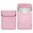 Sleeve Velvet Bag Leather Case Pocket L03 for Samsung Galaxy Book Flex 13.3 NP930QCG Pink