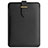 Sleeve Velvet Bag Leather Case Pocket L04 for Apple MacBook Air 11 inch Black