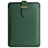 Sleeve Velvet Bag Leather Case Pocket L04 for Apple MacBook Air 13 inch Green