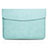 Sleeve Velvet Bag Leather Case Pocket L06 for Apple MacBook Air 11 inch Cyan