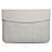 Sleeve Velvet Bag Leather Case Pocket L06 for Apple MacBook Air 13 inch (2020) Gray