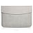 Sleeve Velvet Bag Leather Case Pocket L06 for Apple MacBook Air 13 inch Gray