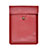 Sleeve Velvet Bag Leather Case Pocket L09 for Apple MacBook Air 13 inch Red