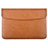 Sleeve Velvet Bag Leather Case Pocket L15 for Apple MacBook Pro 13 inch Orange