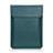 Sleeve Velvet Bag Leather Case Pocket L21 for Apple MacBook Air 13 inch Green