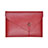 Sleeve Velvet Bag Leather Case Pocket L22 for Apple MacBook Air 13 inch Red
