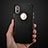 Soft Luxury Leather Snap On Case C01 for Apple iPhone Xs Black