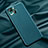 Soft Luxury Leather Snap On Case Cover A01 for Apple iPhone 13 Mini Green