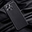 Soft Luxury Leather Snap On Case Cover A01 for Apple iPhone 13 Pro Black