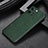 Soft Luxury Leather Snap On Case Cover A04 for Apple iPhone 14 Pro Green