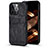 Soft Luxury Leather Snap On Case Cover A14 for Apple iPhone 14 Pro