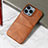 Soft Luxury Leather Snap On Case Cover A15 for Apple iPhone 13 Pro