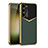 Soft Luxury Leather Snap On Case Cover AC4 for Samsung Galaxy S22 5G Green