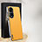 Soft Luxury Leather Snap On Case Cover AT1 for Huawei Honor X7b Yellow