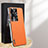 Soft Luxury Leather Snap On Case Cover AT1 for Vivo iQOO 11 5G Orange