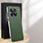 Soft Luxury Leather Snap On Case Cover AT1 for Vivo X90 5G Green