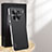 Soft Luxury Leather Snap On Case Cover AT1 for Vivo X90 Pro 5G Black